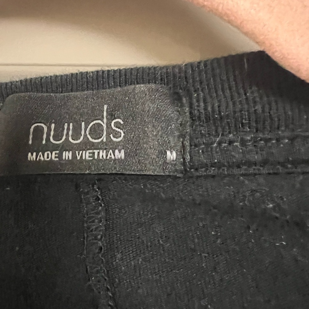 Nuuds Soft Cotton Oversized Tee Black Medium - Picture 3 of 6